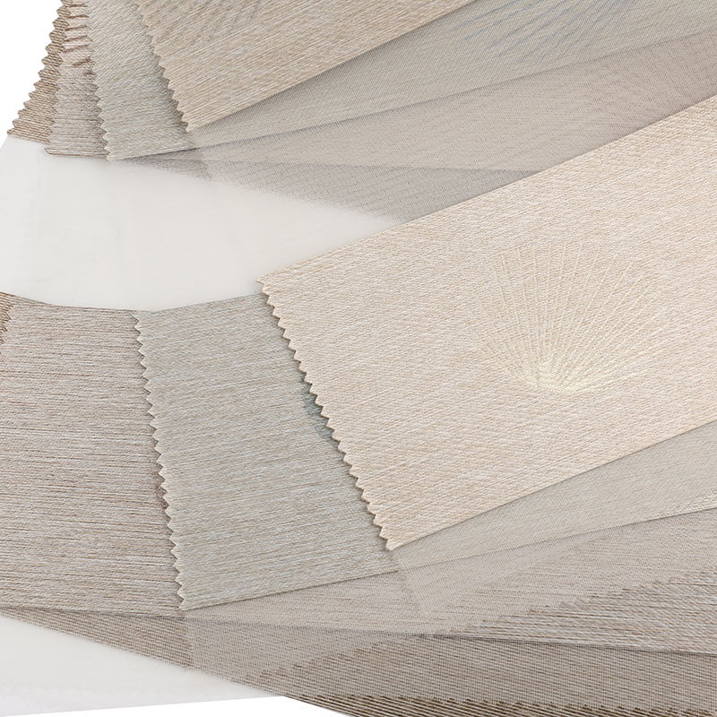 GD03 Enkel mote, myk gassgardin Jacquard Zebra Blindstoff