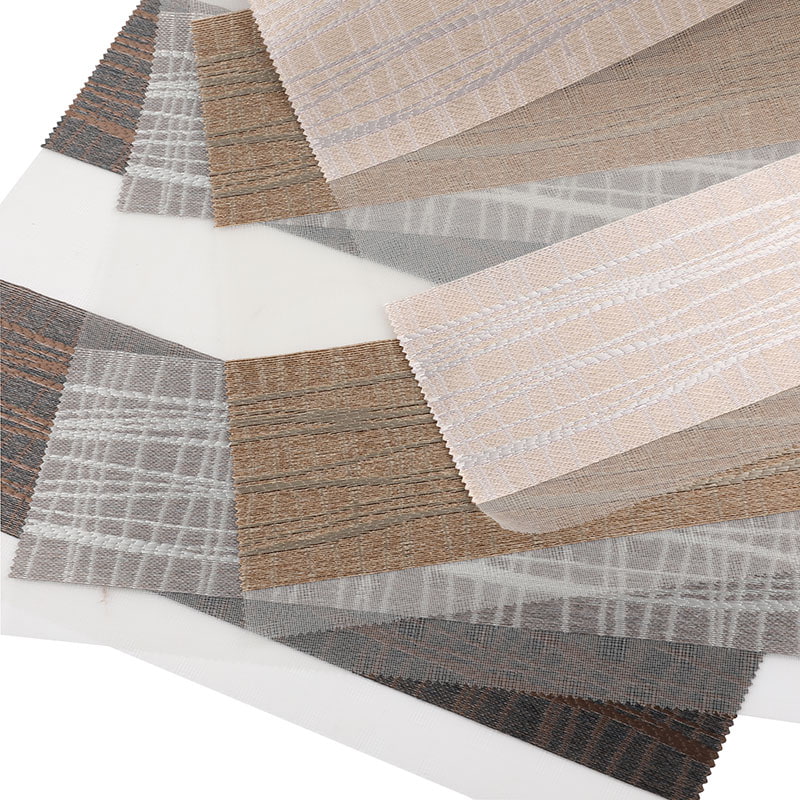 YX025 fortykket Jacquard dobbeltlags Jacquard Zebra Blindstoff