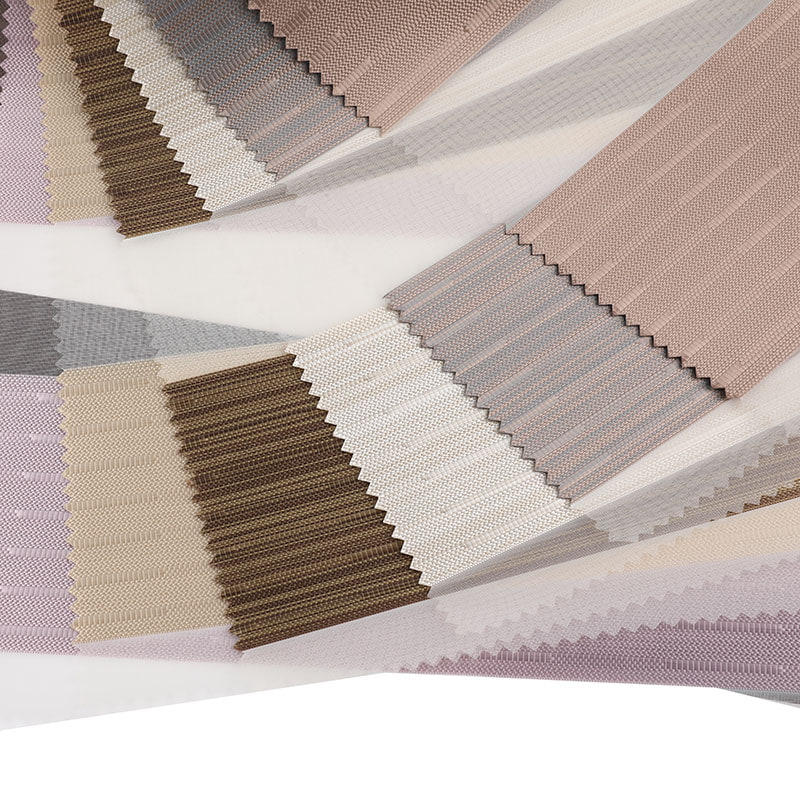 F065 Justerbar innendørs lys kontor Semi-blackout Zebra Blind Stoff