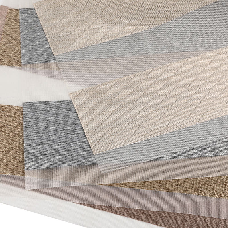 GD23 dobbel isolasjon Justerbar Semi-Blackout Zebra Blind stoff