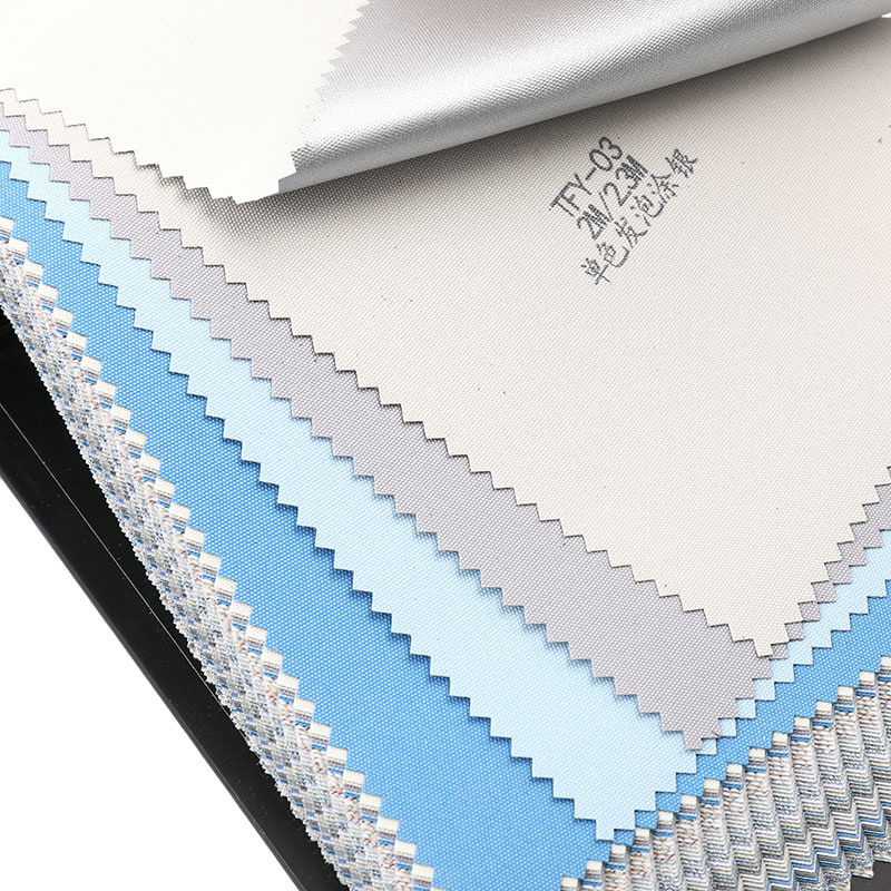 TFY Foam Sølvbelegg Økonomi 100% Blackout Rullegardinstoff